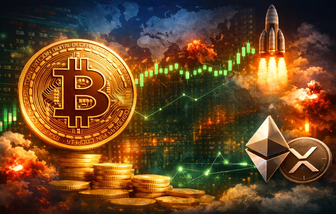 Bitcoin Surges Above $68,000 as Investor Confidence Returns Amid Global Tensions