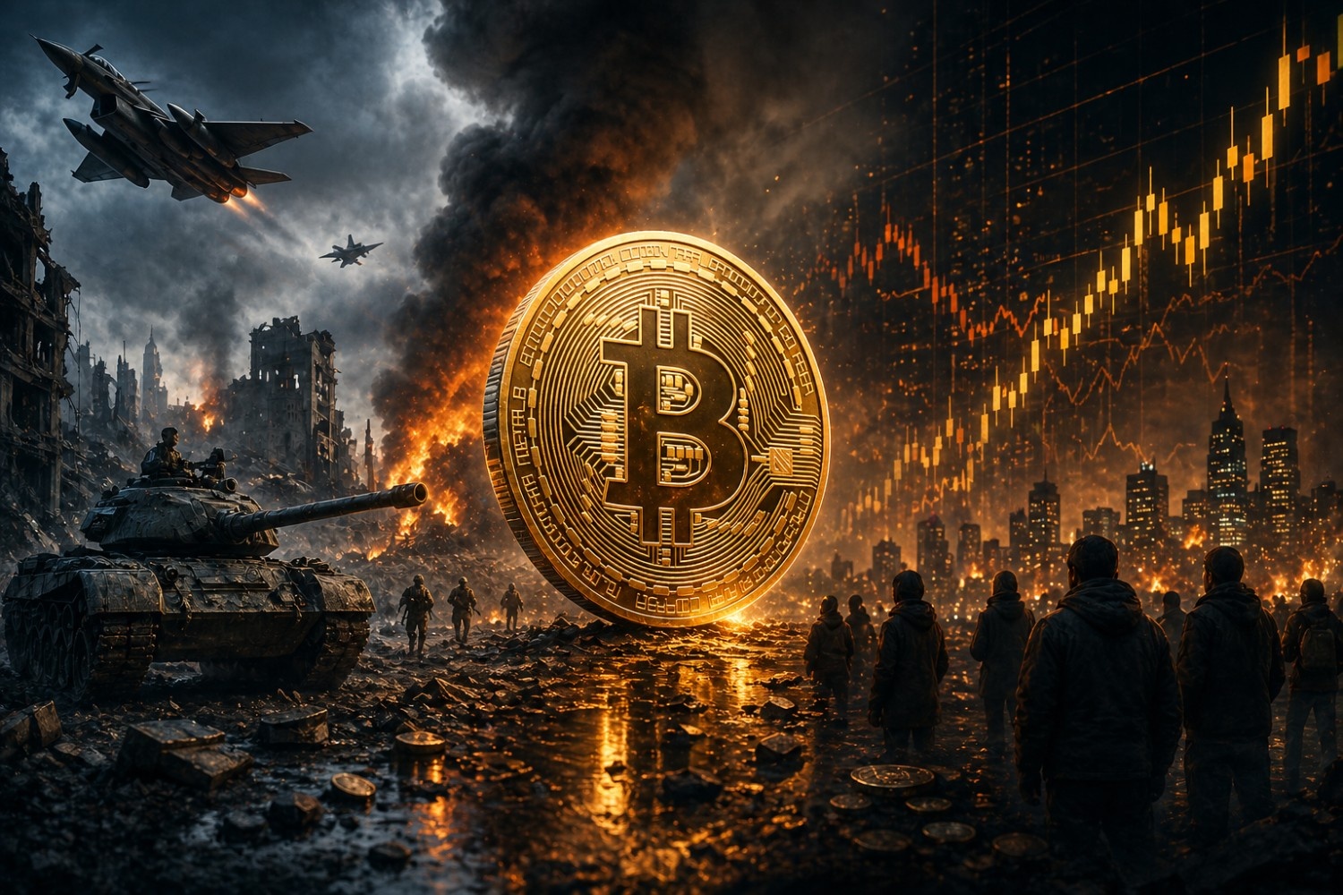 War and Bitcoin. What Really Happens to BTC When Conflict Breaks Out