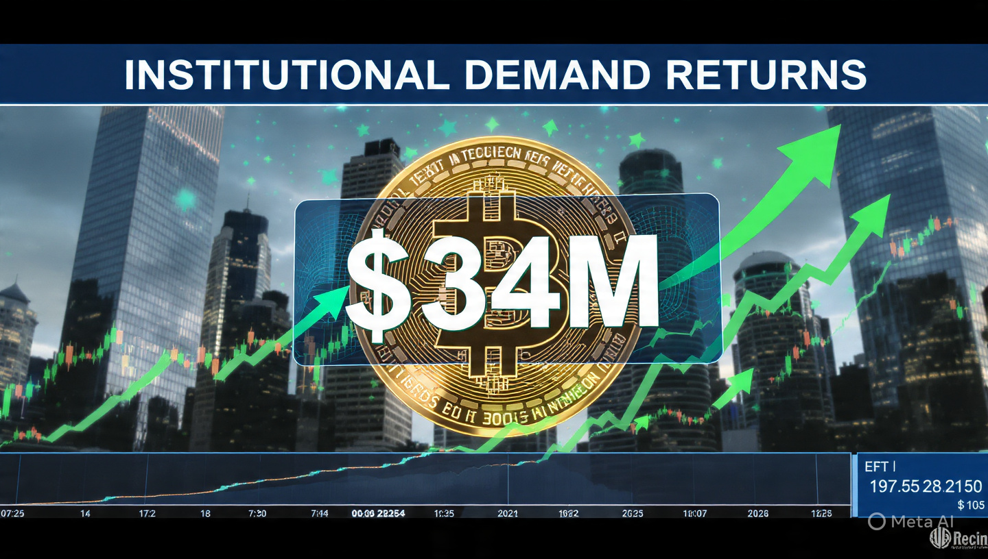 BlackRock and Morgan Stanley Boost Bitcoin ETF Exposure by $34M as Institutional Demand Returns