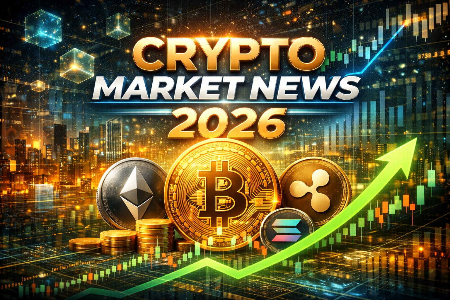 Crypto Market News 2026: Bitcoin Stability, Ethereum Expansion, and the Next Wave of Blockchain Innovation